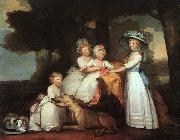 Gilbert Charles Stuart The Percy Children oil painting